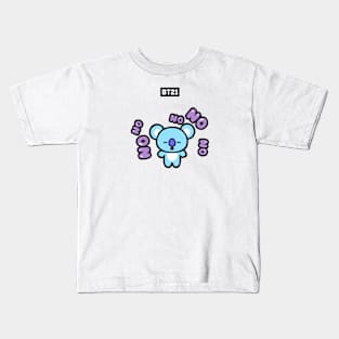 bt21 bts exclusive design 19 Kids T-Shirt